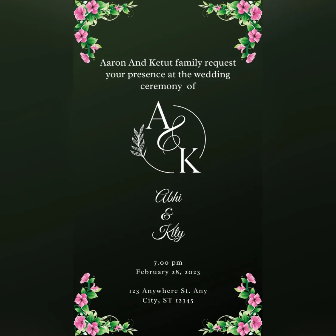 I will provide Wedding Invitation motion posters.