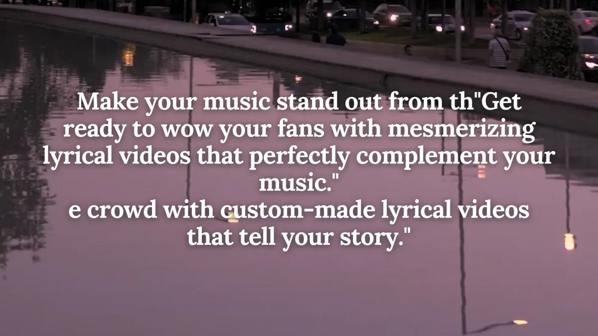 PROVIDE ALL TYPE OF LYRICAL VIDEOS & MOSTION POSTERS.