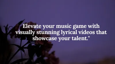 PROVIDE ALL TYPE OF LYRICAL VIDEOS & MOSTION POSTERS.