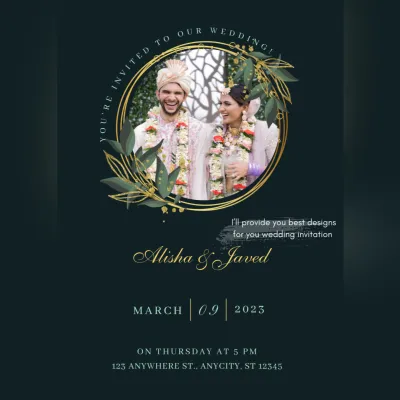 I will provide Wedding Invitation motion posters.